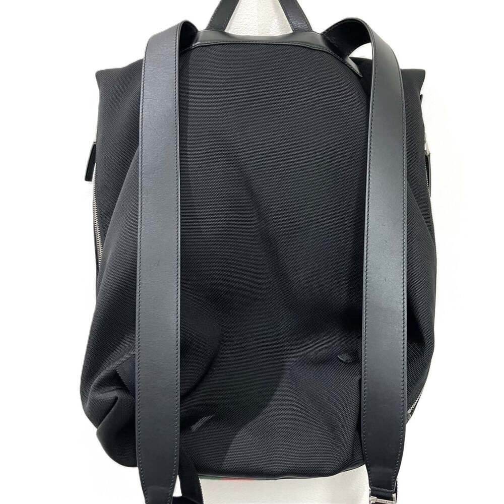 GUCCI Black Canvas Backpack - Picture 3 of 10